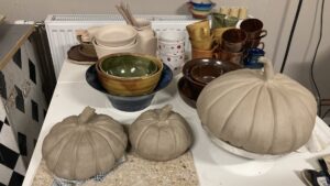 Lite blandad keramik.